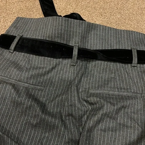 ZARA gray CONTRASTING STRIPED‎ Trousers medium - Picture 8 of 14